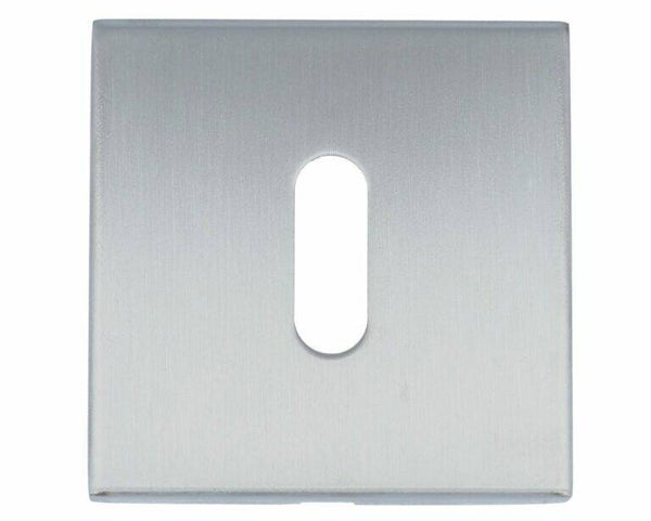 Sleutelplaatje vierkant 53x53x10 mat rvs ( per stuk )