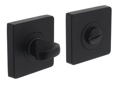 Intersteel wc-sluiting 8 mm vierkant mat zwart