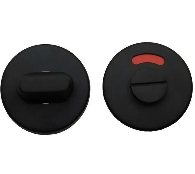 WC-Sluiting Rond 50 mm verdekt mat zwart