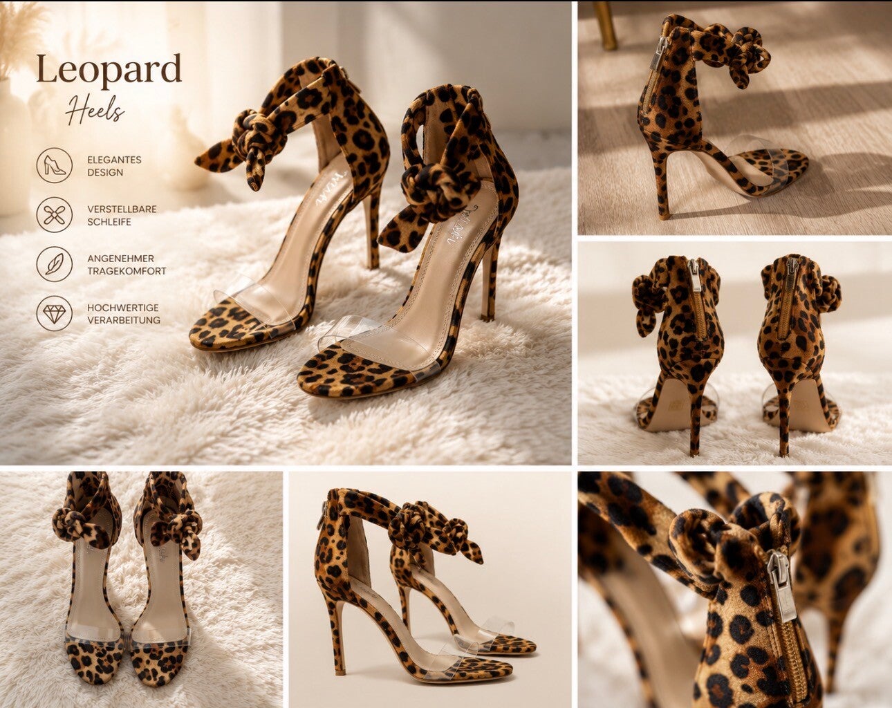 Leopard High Heels