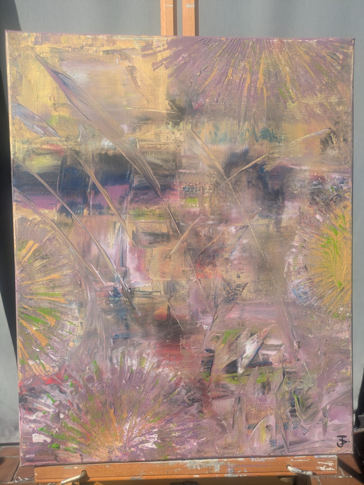 Schilderij 'Fireworks'