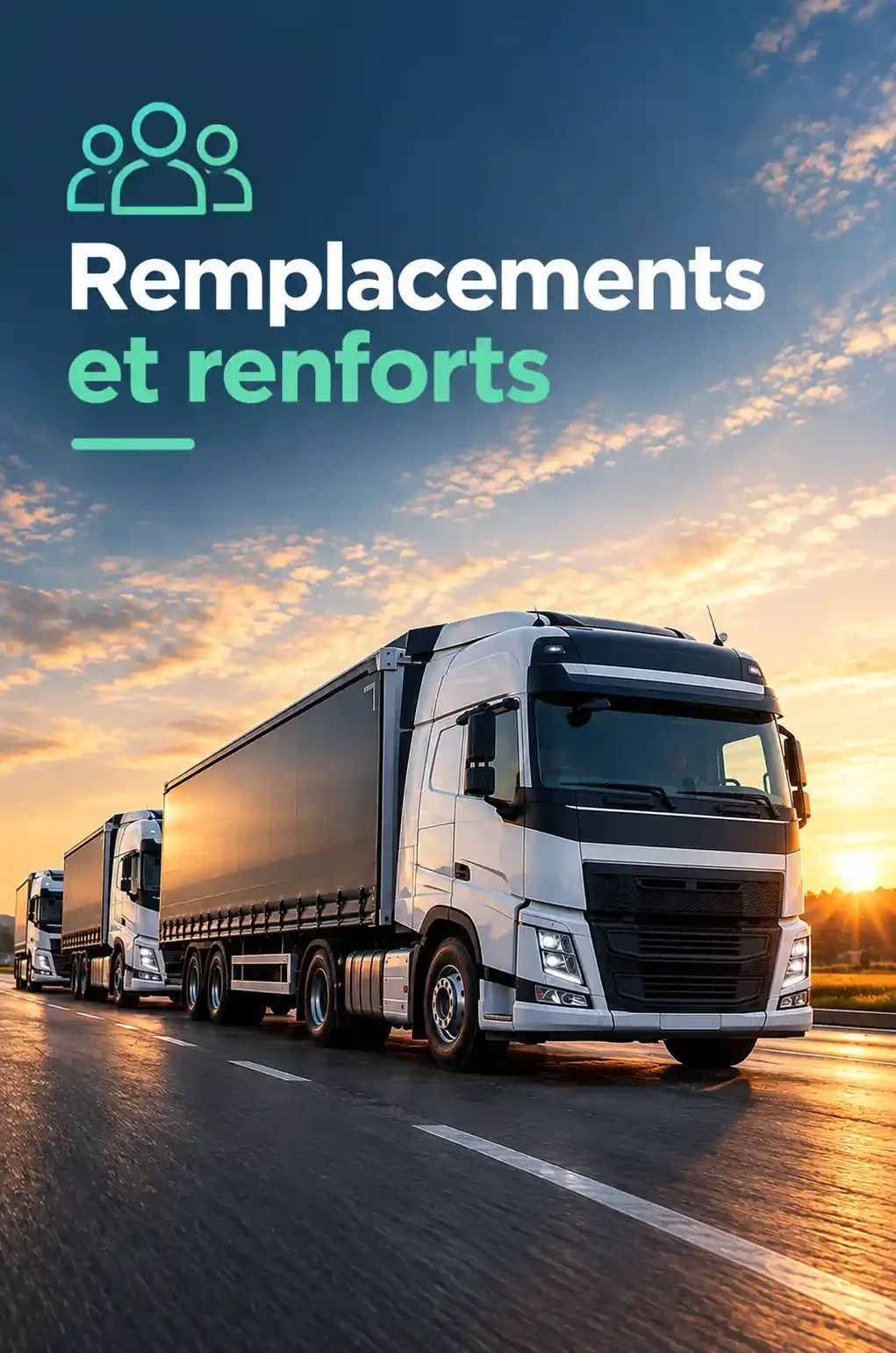 Image du service de remplacements et renfort de chauffeurs PL par Tita Trackt, entreprise de chauffeurs poids lourds confirmés en Île-de-France