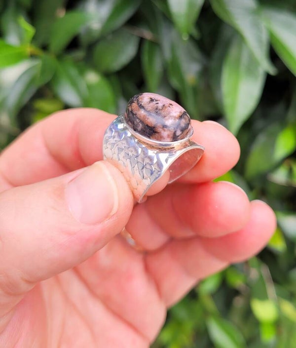 Bague Rhodonite