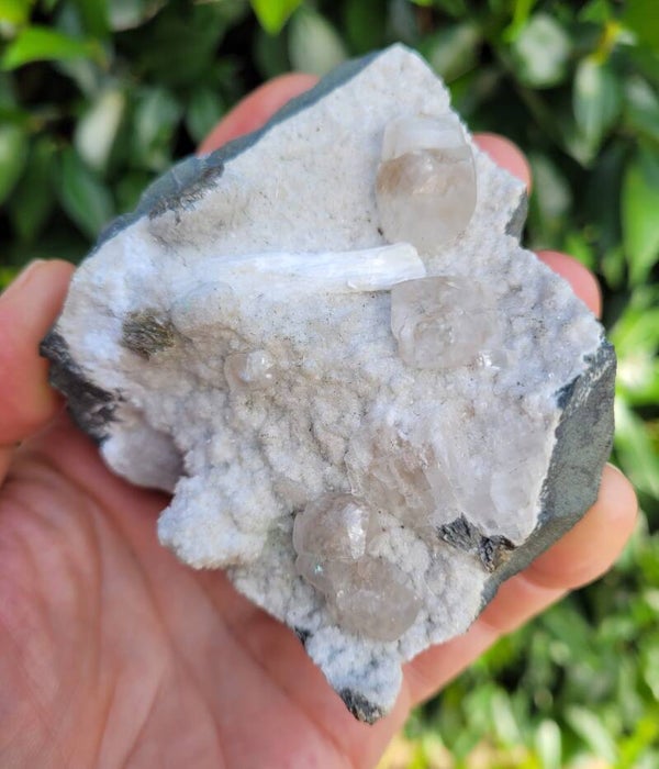 Calcite et Scolecite