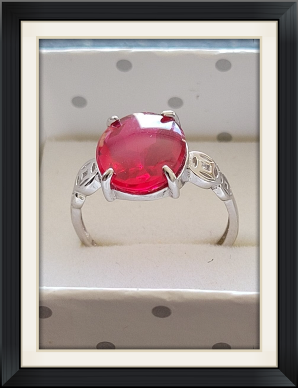 Bague Rubis Verneuil