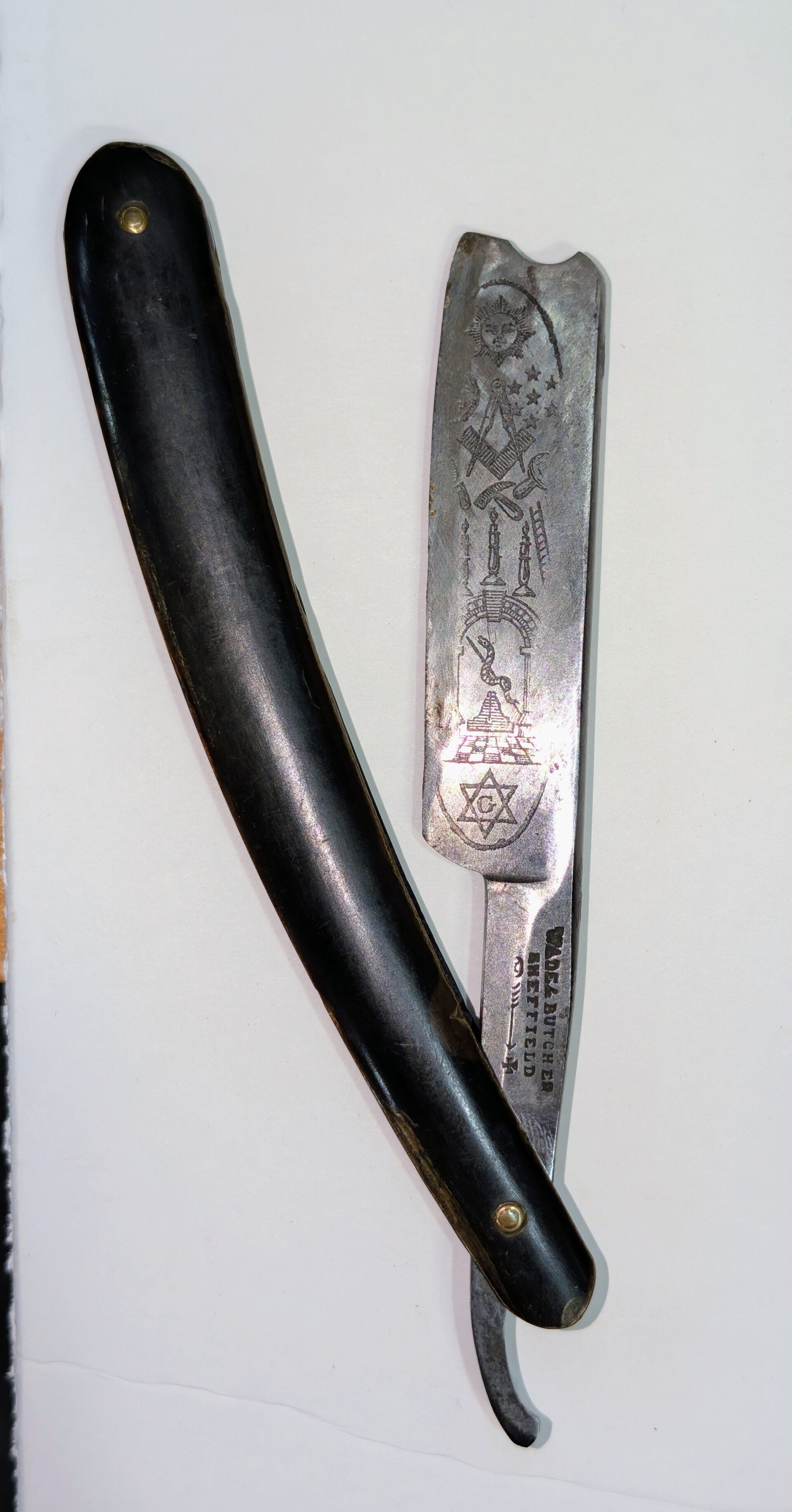 Rasoir Wade And Butcher Maçonnique