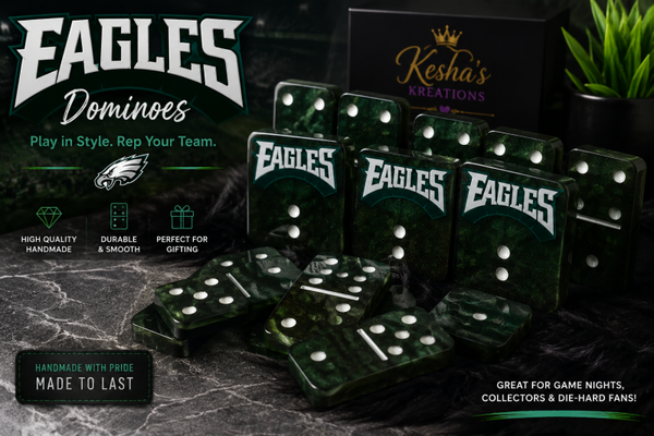 🦅 Eagles Custom Domino Set