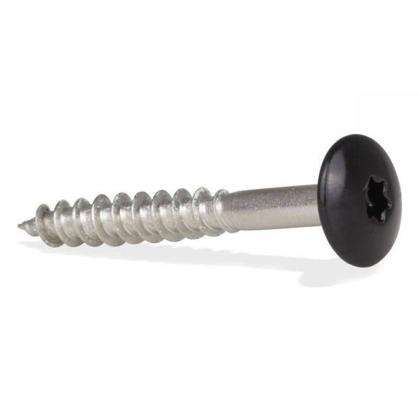 hpl schroef gekleurd zwart RAL <9005 4,8X38