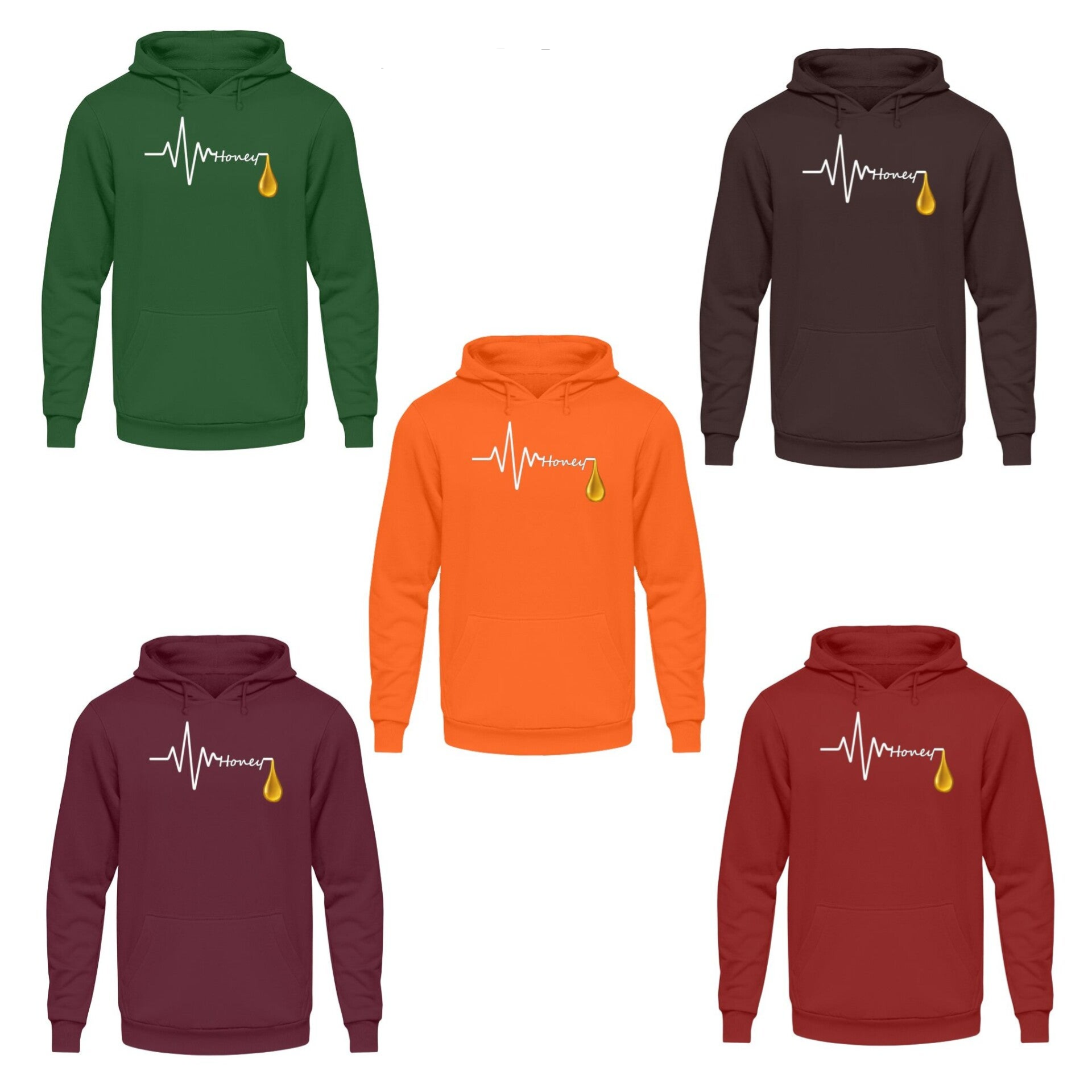 Unisex Hoodie "Heartbeat Honey"