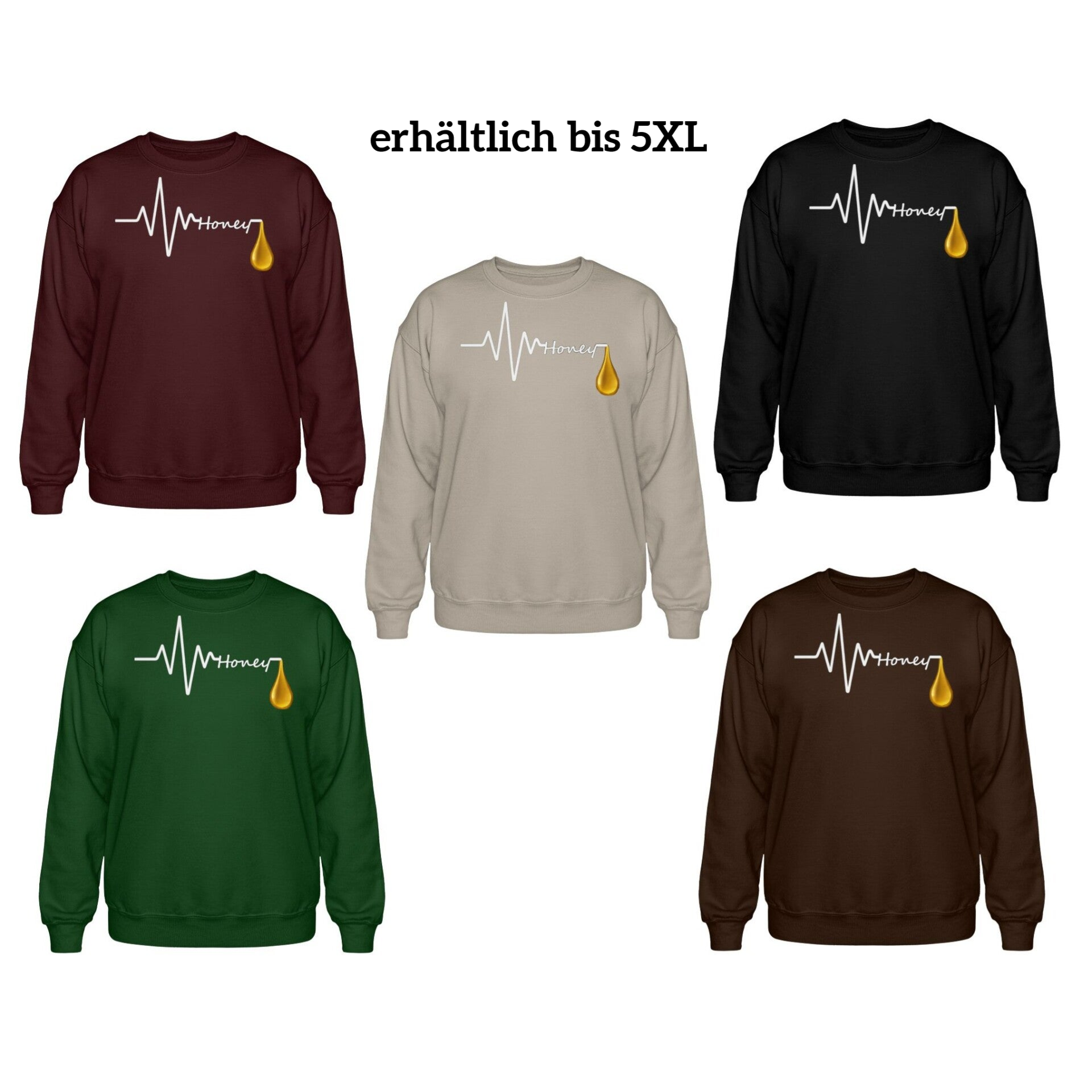 Unisex Sweatshirt "Heartbeat Honey"
