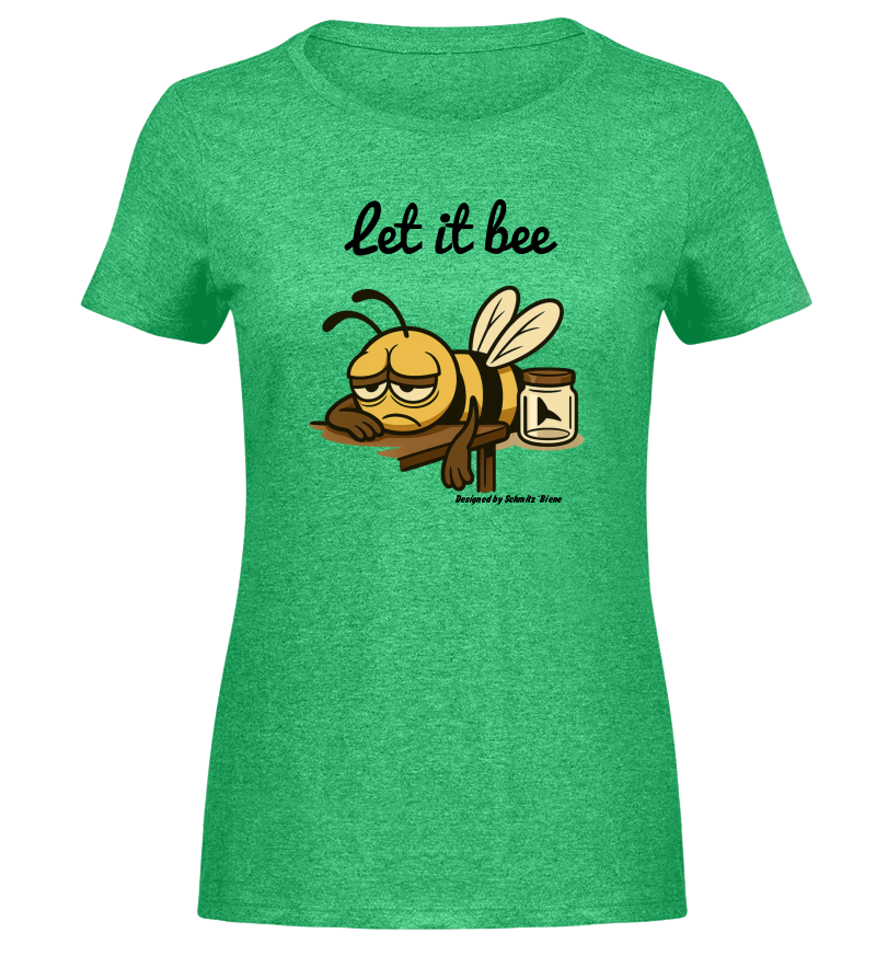 "Let it Bee" Damen - Melange Shirt