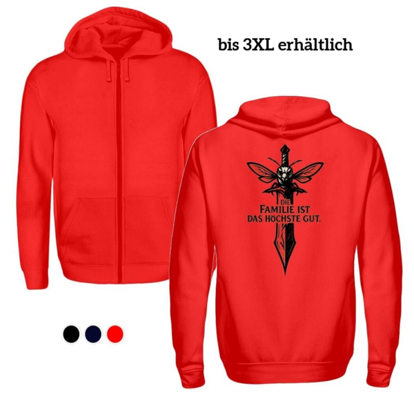 Unisex Zipper Sweat-Shirt "Familie"