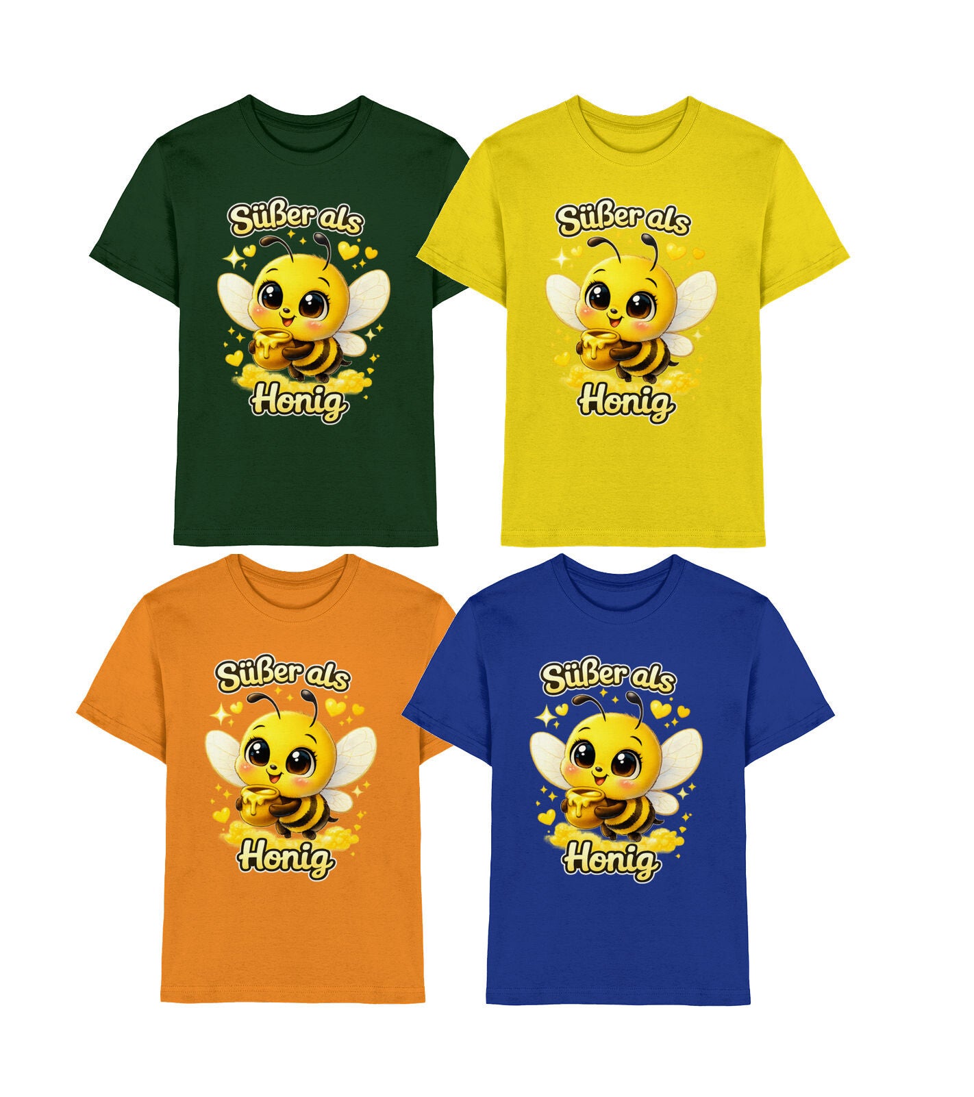 Kinder T-shirt "Süßer als Honig"