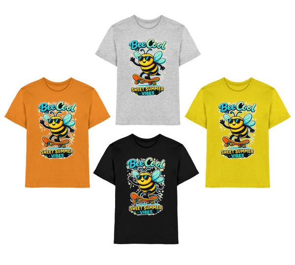 Kinder Tshirt "Bee Cool -Sweet summer Vibes"