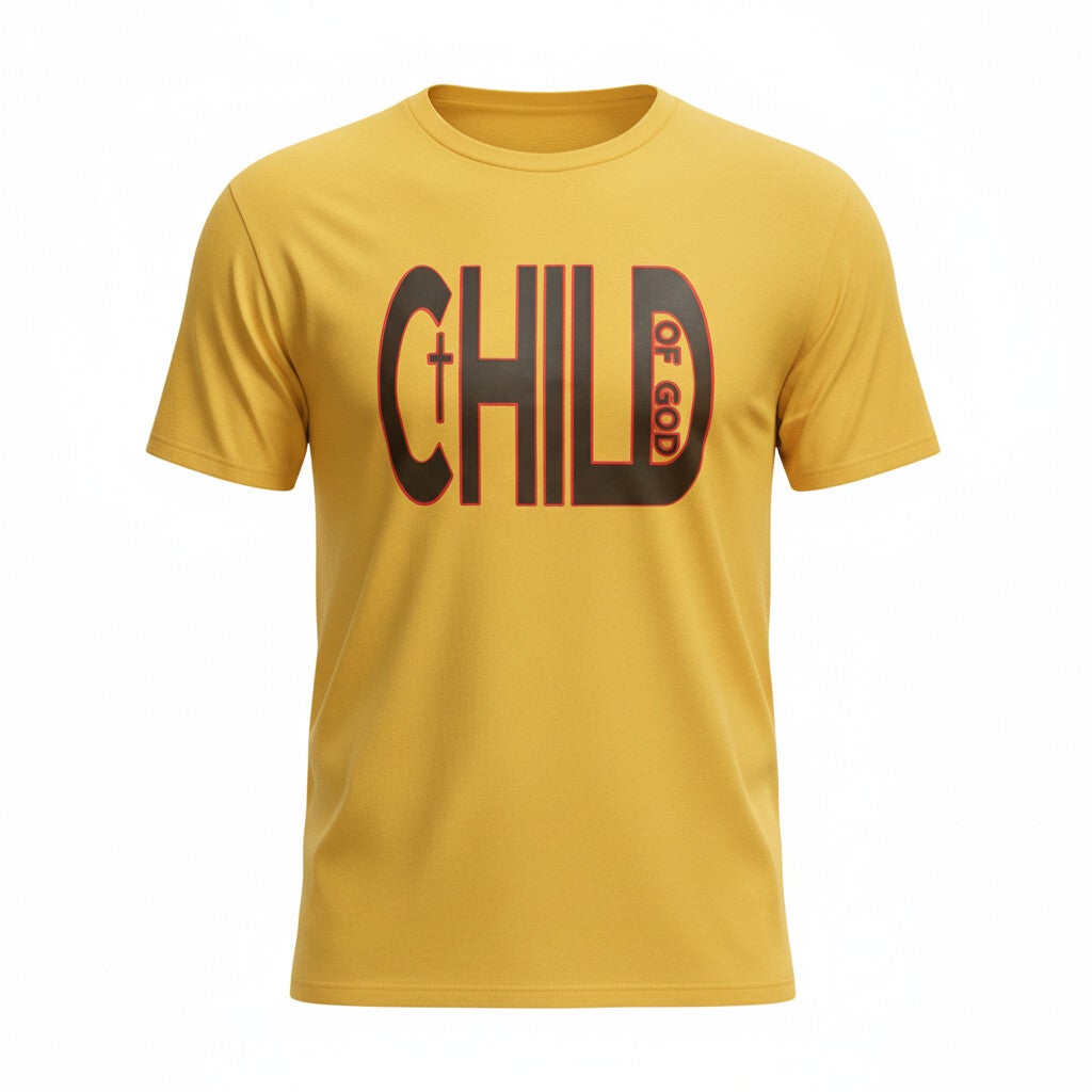 CHILD OF GOD YELLOW T-SHIRT