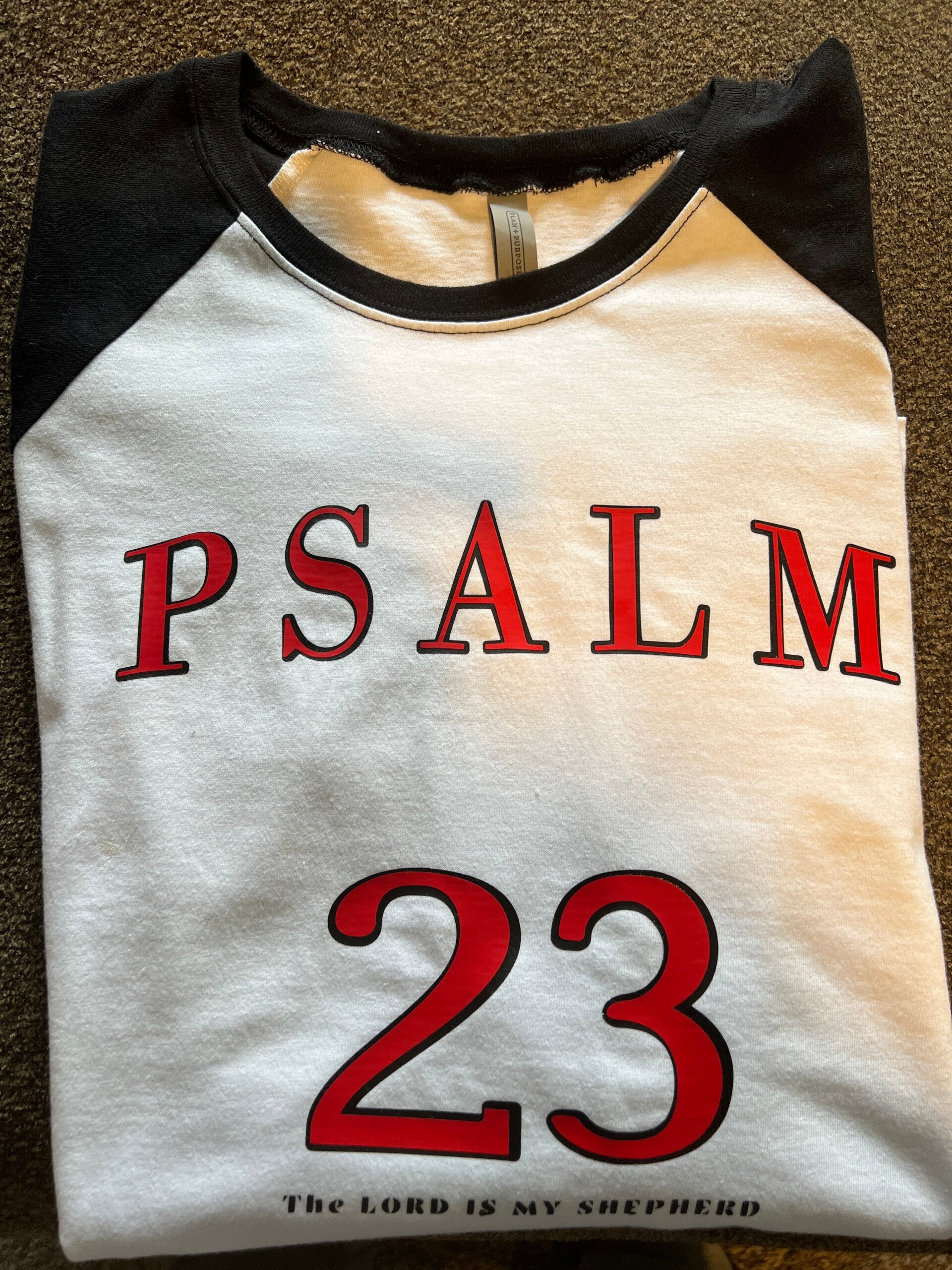 Psalms 23 baseball Jersey