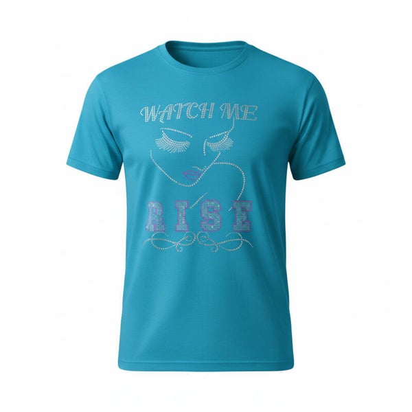 WATCH ME RISE   T-SHIRT RHINESTONE