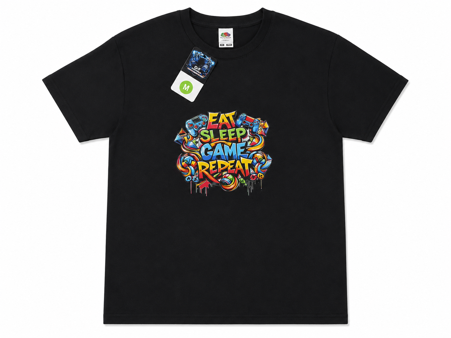Kids eat sleep game T-shirt