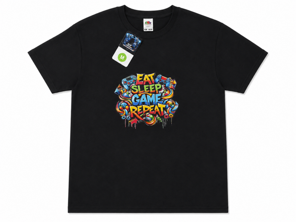 Kids eat sleep game T-shirt