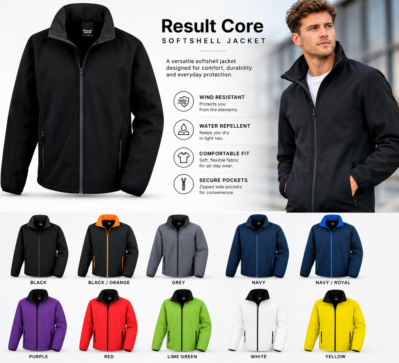 Soft shell jacket