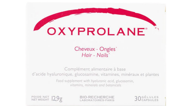 Oxyprolane Cabello y Uñas  30 cápsulas Nutre el folículo piloso desde el interior. Hace que las uñas sean más fuertes y duras.