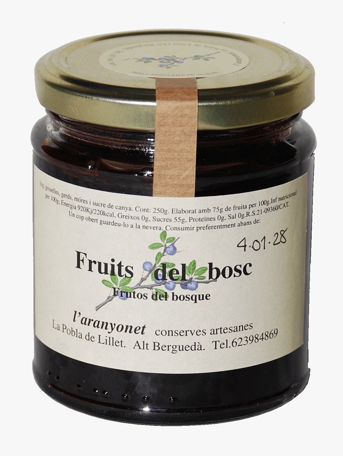 Forest fruit Jam -L'Aranyonet- 250gr