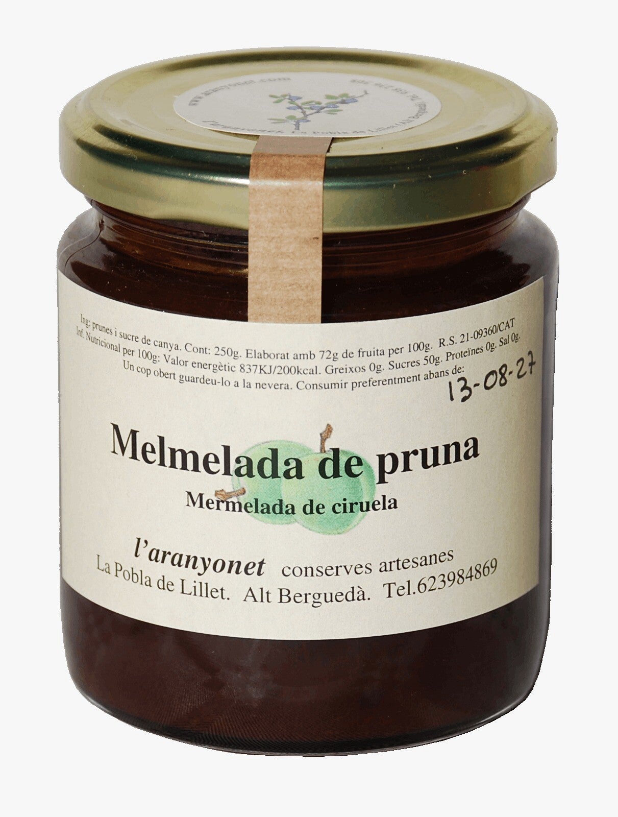 Plum Jam -L'Aranyonet- 250gr