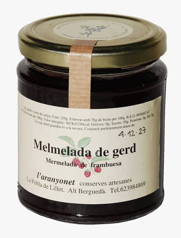 Raspberry Jam -L'Aranyonet- 250gr