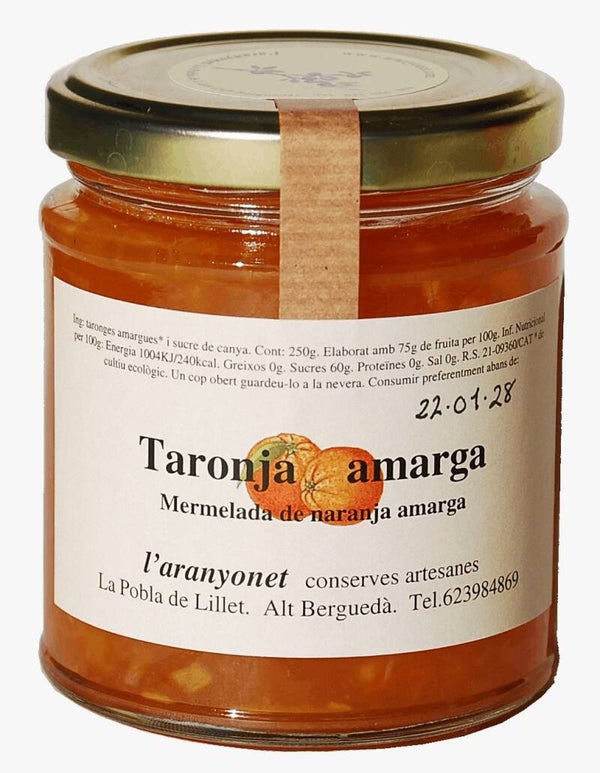 Bitter Orange Jam -L'Aranyonet- 250gr