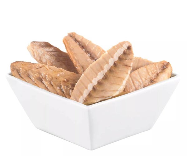 Mackerel fillets in olive oil