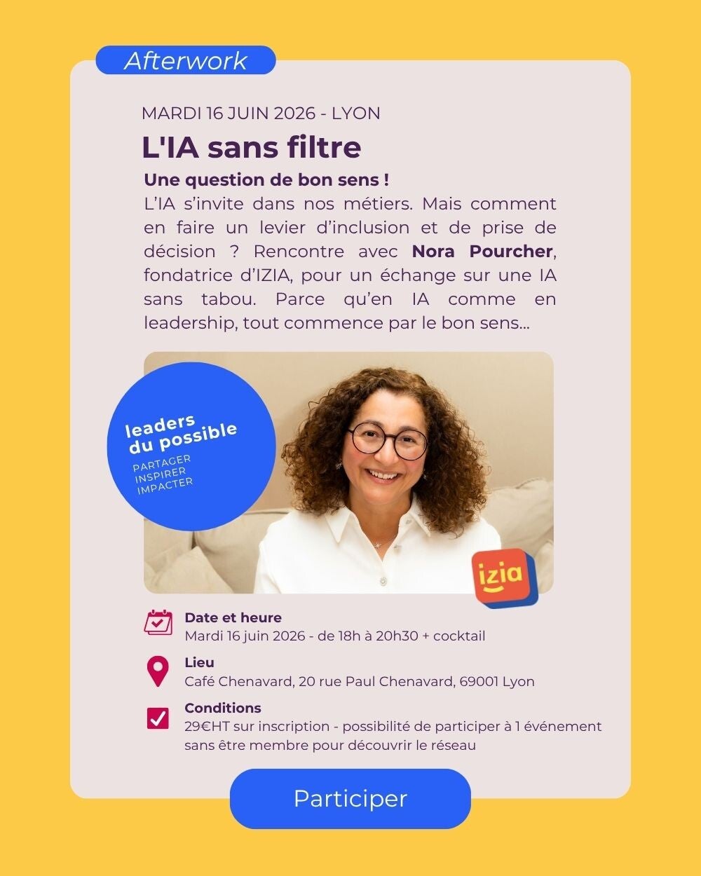 L'ia sans filtre Nora Pourcher leaders du possible