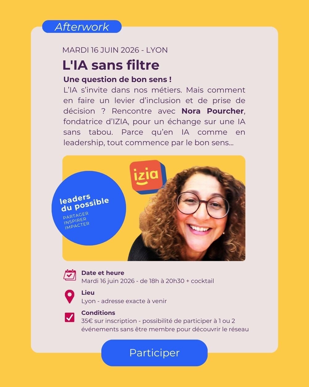L'ia sans filtre Nora Pourcher leaders du possible