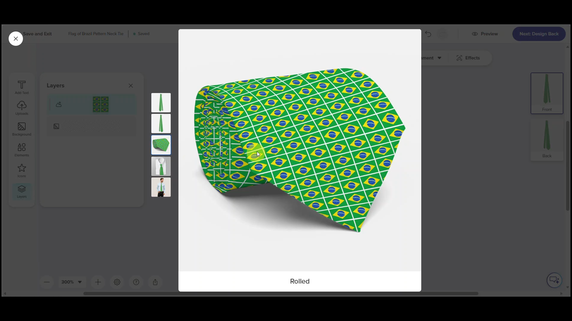 Screenshot showing the Zazzle design menu with “Tiling” options available.