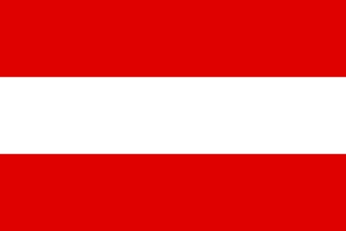 Austria flag illustration