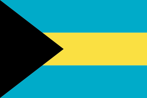 Bahamas flag illustration