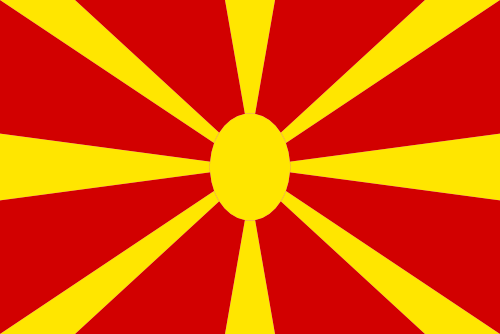 North Macedonia flag