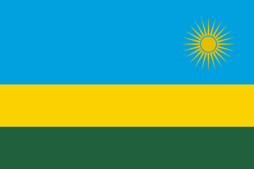Rwanda flag illustration