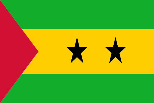 Sao Tome and Principe flag illustration