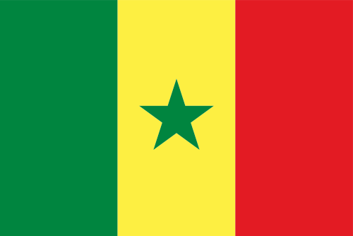Senegal flag illustration
