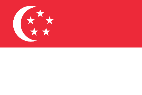 Singapore flag illustration