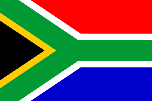 South Africa flag illustration