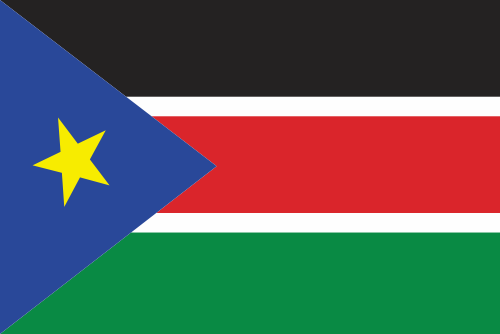 South Sudan flag illustration