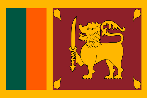 Sri Lanka flag illustration