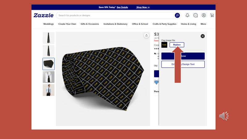 Screenshot for step 3 showing: Click on the Replace button....