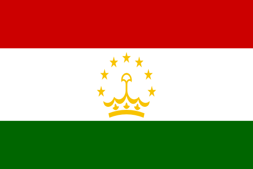Tajikistan flag illustration
