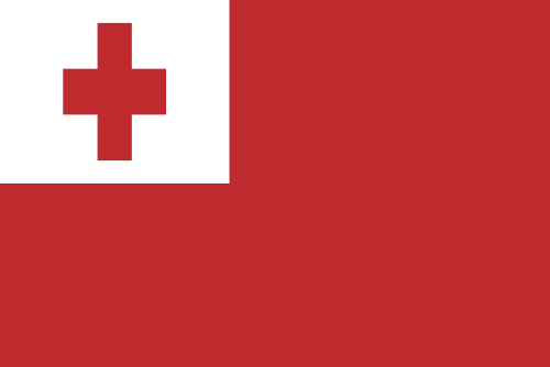 Tonga flag illustration