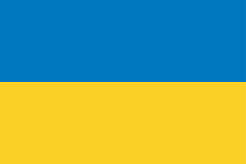 Ukraine flag illustration