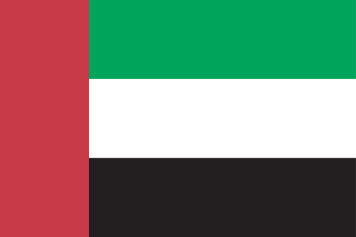 United Arab Emirates flag illustration