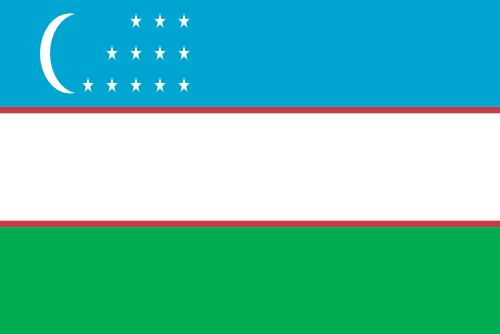 Uzbekistan flag illustration
