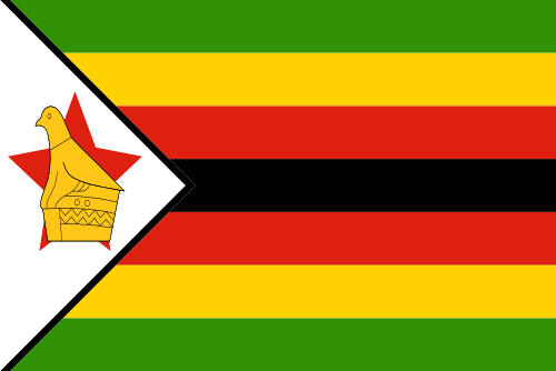 Zimbabwe flag illustration